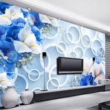 3d大型壁画无缝壁纸 现代墙纸电视背景环保墙布客厅卧室温馨 特价