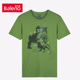 Baleno/班尼路男装 Toy story人物印花半袖体恤 纯棉卡通短袖T恤