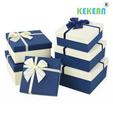 柯柯安商务礼品盒正方形礼物盒质感纹理礼品包装盒时尚礼物包装盒