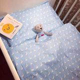 婴儿床 被套床单枕头三件套 北欧风格 ins 星星 香蕉 天鹅定做