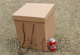 a3礼品盒牛皮纸盒子 手提礼物盒水果包装盒礼盒正方形大号批发
