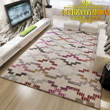土耳其进口 客厅茶几地毯 现代简约时尚沙发欧美式卧室床边地垫