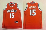 NCAA 雪城大学 #15 安东尼 橙色 极品网眼 球衣 上衣 篮球服