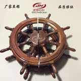 A123船舵大门拉手 欧式圆形方向盘实木雕刻大拉手 玻璃门拉手木门