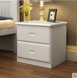 简易床头柜 实木收纳柜 储物柜 创意松木小柜子床边柜小柜子