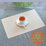 纯色PVC防水餐垫隔热垫 长方形桌布桌垫塑料餐垫 高档欧式西餐垫
