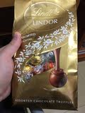 香港代购 正 Lindt lindor瑞士莲金装 松露巧克力球600G 5种口味