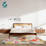 卡比特 欧式现代彩色几何图形客厅沙发茶几地毯卧室书房大毯子