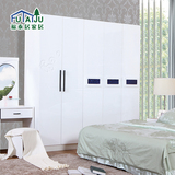 衣柜衣橱白色烤漆 整体组合现代家具两门三门四门五门平开门