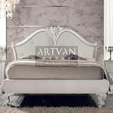 法式美式实木床复古软包床个性1.5米婚床新古典雕刻双人公主1.8床