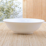 唐瓷雅轩 唐山骨瓷碗 纯白陶瓷6/9寸大汤碗面碗汤盆米饭碗创意碗