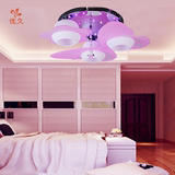 卧室灯温馨浪漫创意遥控LED吸顶灯现代简约女孩儿童房间餐厅灯具