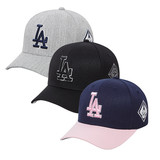 韩国正品MLB藏蓝帽道奇队棒球帽遮阳帽LA帽男女调节款情侣帽