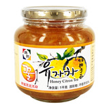 【天猫超市】韩国进口 韩韵蜂蜜柚子果肉饮料 1kg/瓶 冲饮