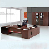 新款老板桌时尚老板办公桌椅 板式大班台总裁桌主管桌现代经理桌