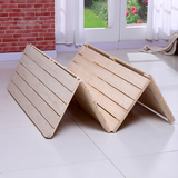 定制实木床板单双人折叠床铺板榻榻米地铺板午休木板床排骨架包邮