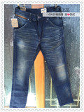 wrangler331舒适窄脚版型复古水洗牛仔裤 WMC331399453 原价790