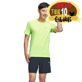 乔丹正品牌跑步男夏季新款休闲针织短袖T恤短裤套装二件运动服装