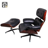 Eames lounge伊姆斯躺椅 办公老板椅皇帝躺椅真皮沙发休闲转椅