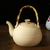 煮茶壶紫砂陶壶电陶炉专用烧水壶竹提梁陶瓷茶具泡茶壶煮茶器