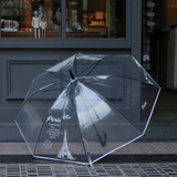 zuomee创意超大成人男女环保伞包邮透明雨伞加厚小清新长柄透明伞