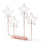 【成都宜家代购】IKEA 圣诞限量 思吉拉 LED4星形桌饰装饰星星灯