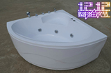 厂家促销亚克力三角缸小户型弧扇形按摩浴缸0.9--1.5米限时包物流