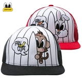 韩国正品代购PANCOAT大眼睛直邮 16儿童平沿帽可爱卡通棒球帽网帽