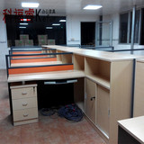 上海办公家具四人位办公桌两人位板式屏风单人员工位组合职员桌椅