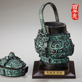 丙卣 中国特色 青铜器 摆件 工艺品 办公室摆件 客厅装饰 送礼