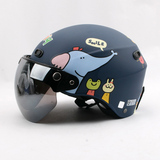 台湾正品 P714授权动物乐园 成人哈雷夏盔半盔摩托车头盔 男女