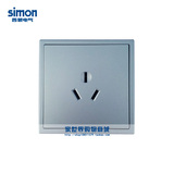 86型开关插座电源面板西蒙i7系列荧光灰色10A三孔插座701081-61
