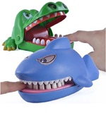 包邮儿童特大号咬手指鲨鱼咬手咬人儿童玩具搞笑恶搞声光创意礼物
