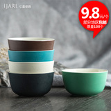 Ijarl亿嘉 日式创意陶瓷碗吃饭碗4.5英寸大米饭碗家用碗 北欧印象