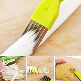 日本厨房切葱刀多用切葱丝刀刮丝刀切葱器切丝刀蔬菜瓜果刨丝刀