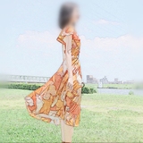 大喜自制 原创设计 大鱼海棠 复古色彩 连衣裙