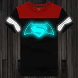 电影蝙蝠侠大战超人DC联盟正义神奇女侠反夜光短袖T恤夏男生衣服