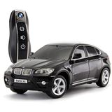 双鹰遥控车玩具仿真钥匙重力感应BMW宝马X6可充电动儿童汽车模型