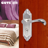 固特GUTE 简约室内房门锁 卧室把手门锁具 执手锁HA-5697单舌