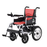 贝珍电动轮椅车康复老年残疾人轻便折叠代步车锂电池BZ-6401