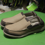 卡骆驰Crocs男鞋新款正品代购卡洛驰追风沃尔卢休闲帆布鞋201161