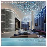 JD-CCD深圳蛇口海上希尔顿酒店室内设计方案+CAD施工图+物料+实景