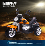 新款哈雷儿童电动摩托车,三轮车2-3-4-5-6岁男女玩具大号充电警车