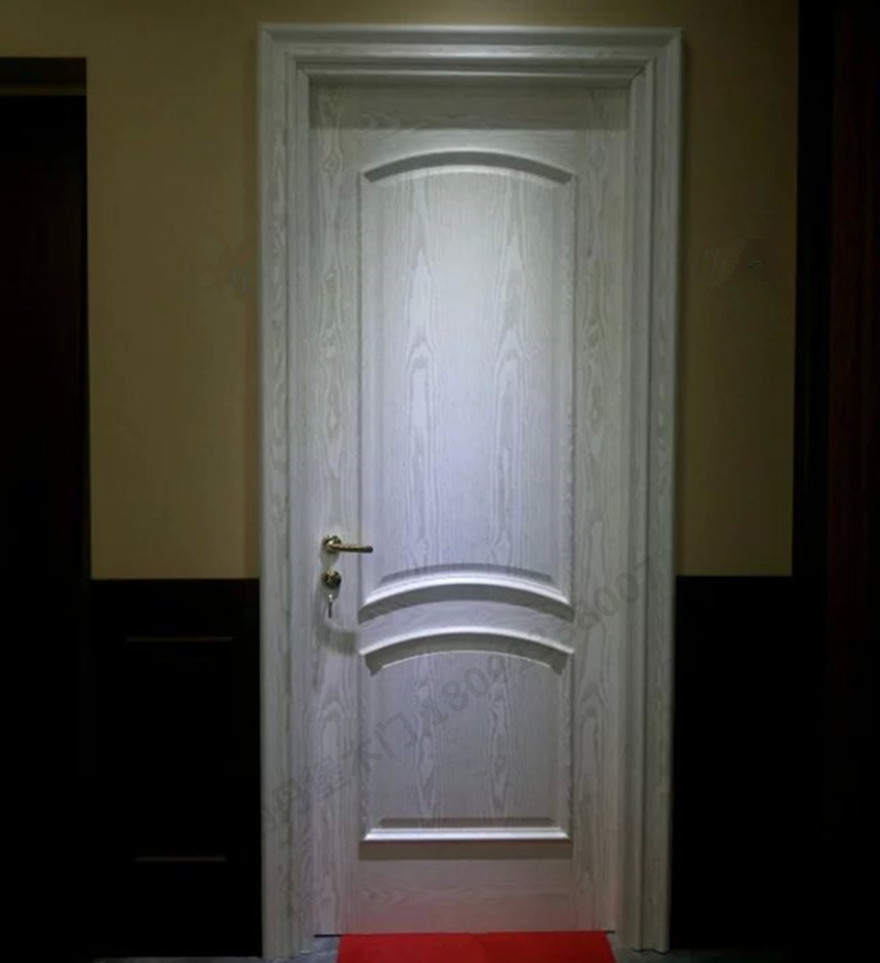 北京纳丹堡木门/室内实木复合烤漆套装门/白色水曲柳仿古开放漆门