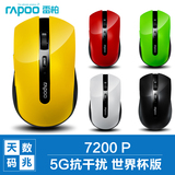 【礼包】Rapoo/雷柏7200P无线鼠标光学鼠标 笔记本台式电脑5G省电