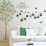 创意照片墙贴客厅沙发卧室温馨幼儿园教室布置贴纸照片树相框贴画