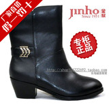 【金猴皮鞋】㊣皇冠信誉金猴女靴新款正品时尚短靴M40020