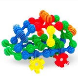 软小太阳积木 拼插拼装 塑料积木 儿童益智 幼儿园桌面玩具包邮