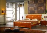 高档实木床 1.5双人床 气压储物高箱床 实木床1.8米 橡木床1.2米
