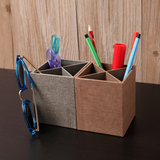 南亨 笔筒创意时尚多功能简约桌面办公用品文具收纳盒小笔座摆件